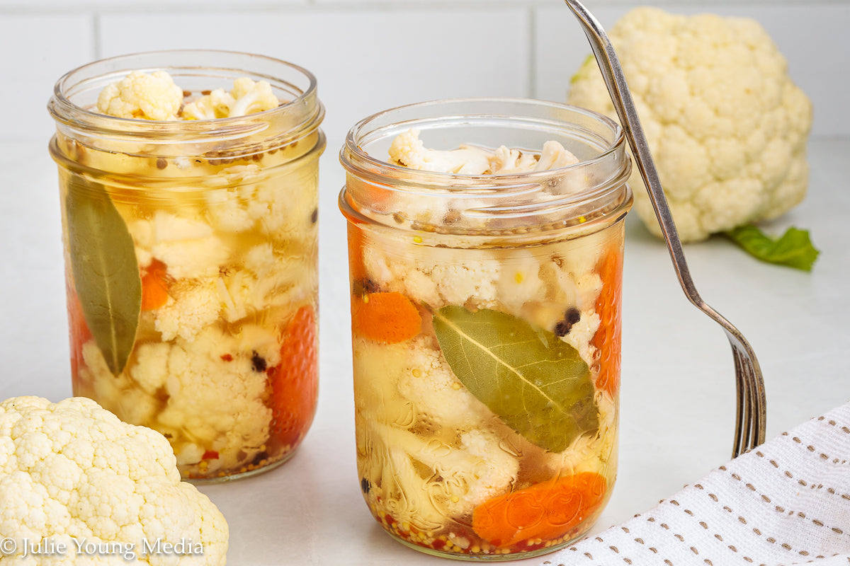 Quick Pickled Cauliflower