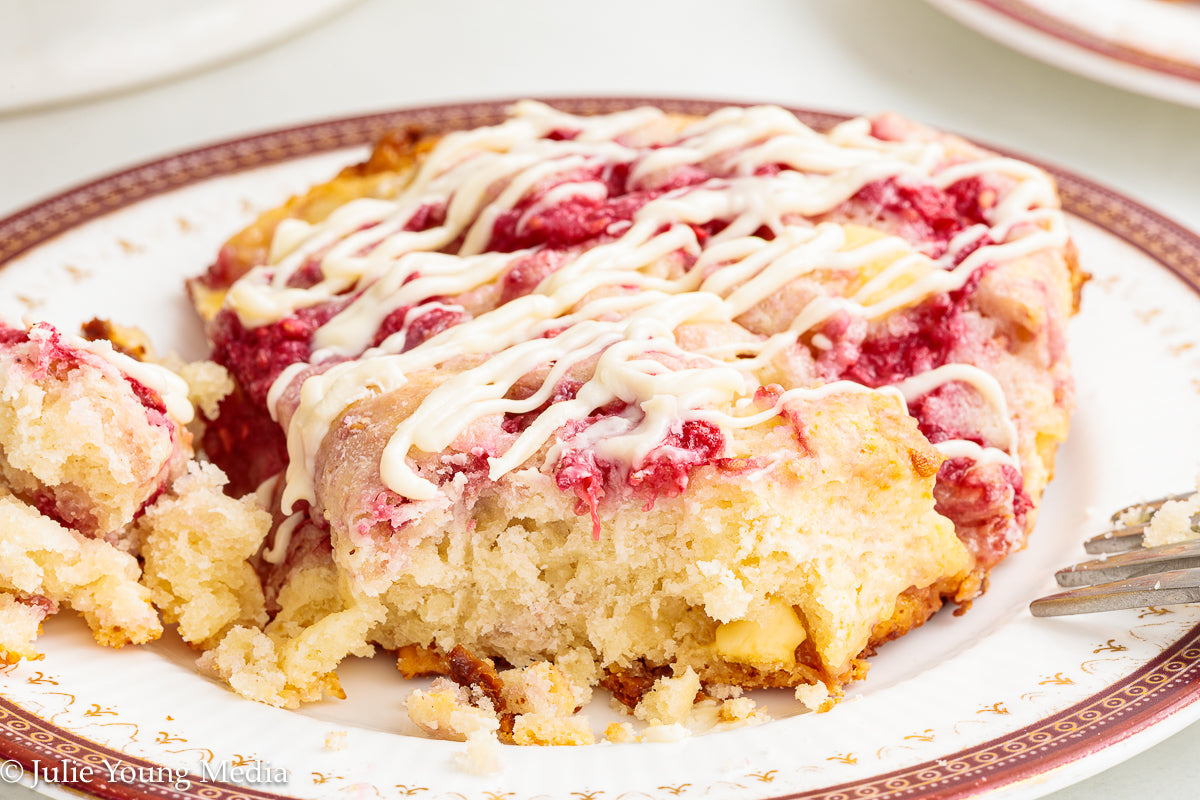 Raspberry and White Chocolate Scones