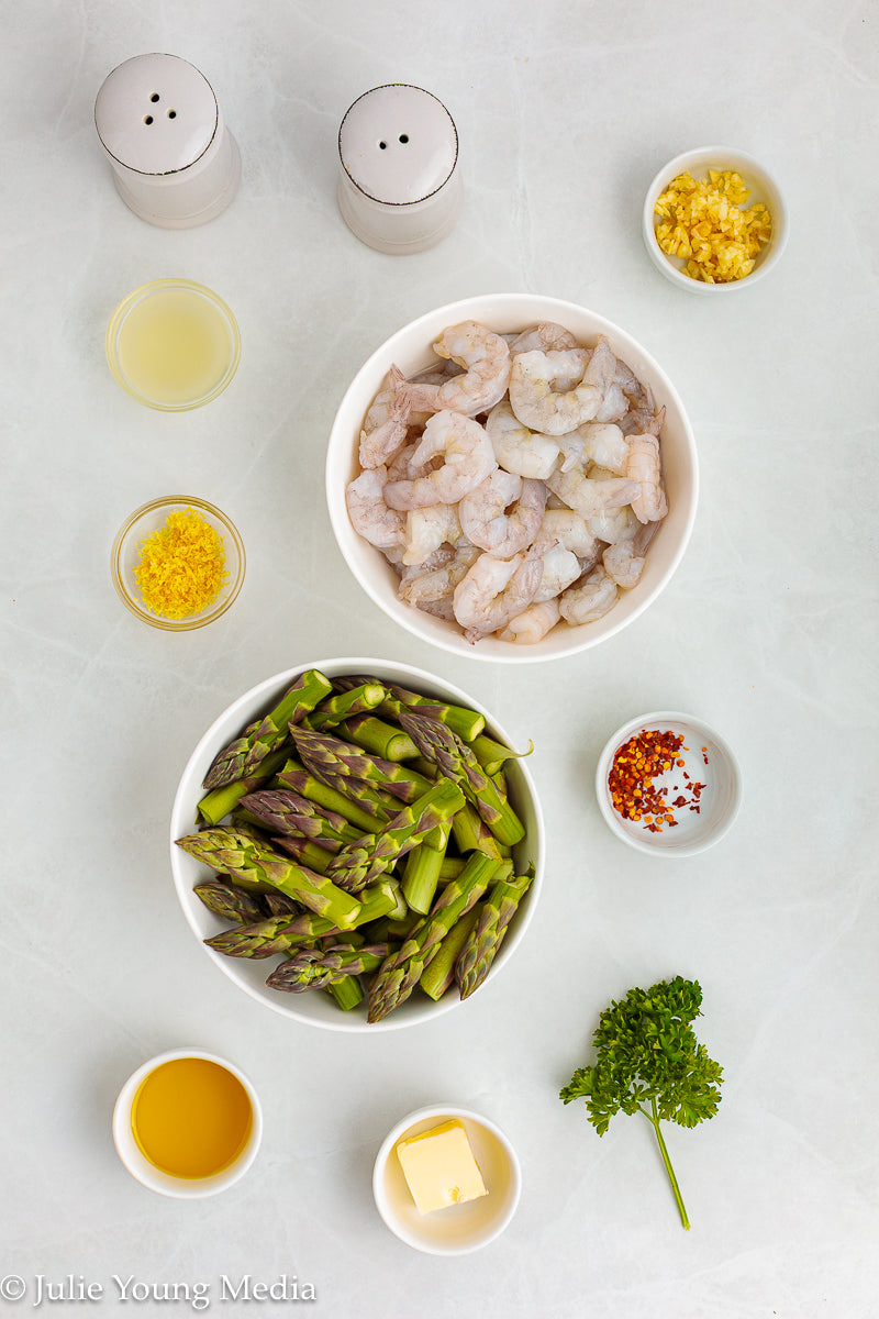 Shrimp and Asparagus Skillet