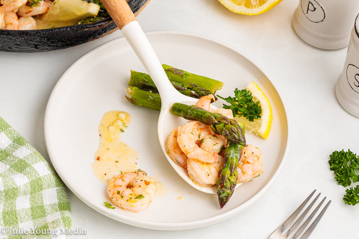 Shrimp and Asparagus Skillet