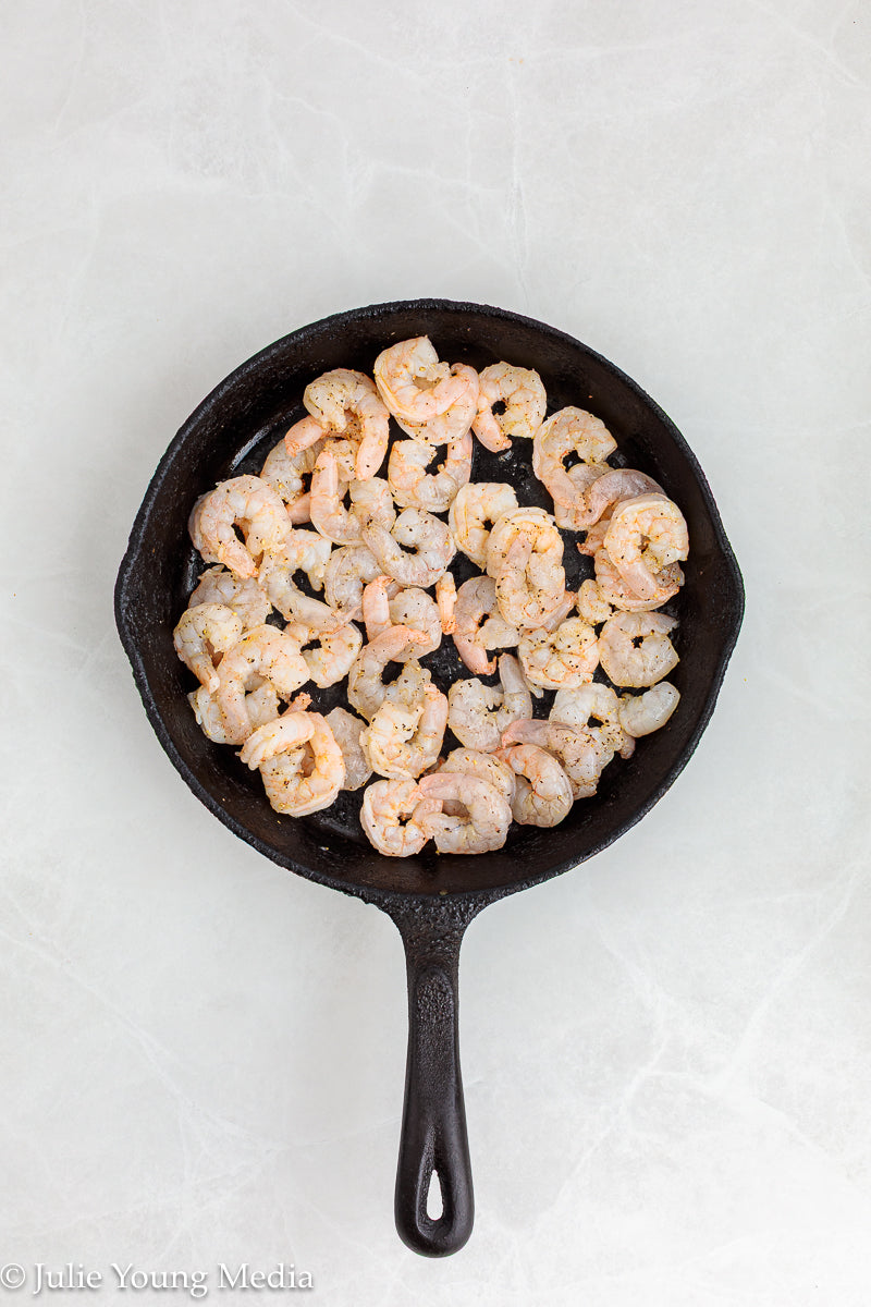 Shrimp and Asparagus Skillet