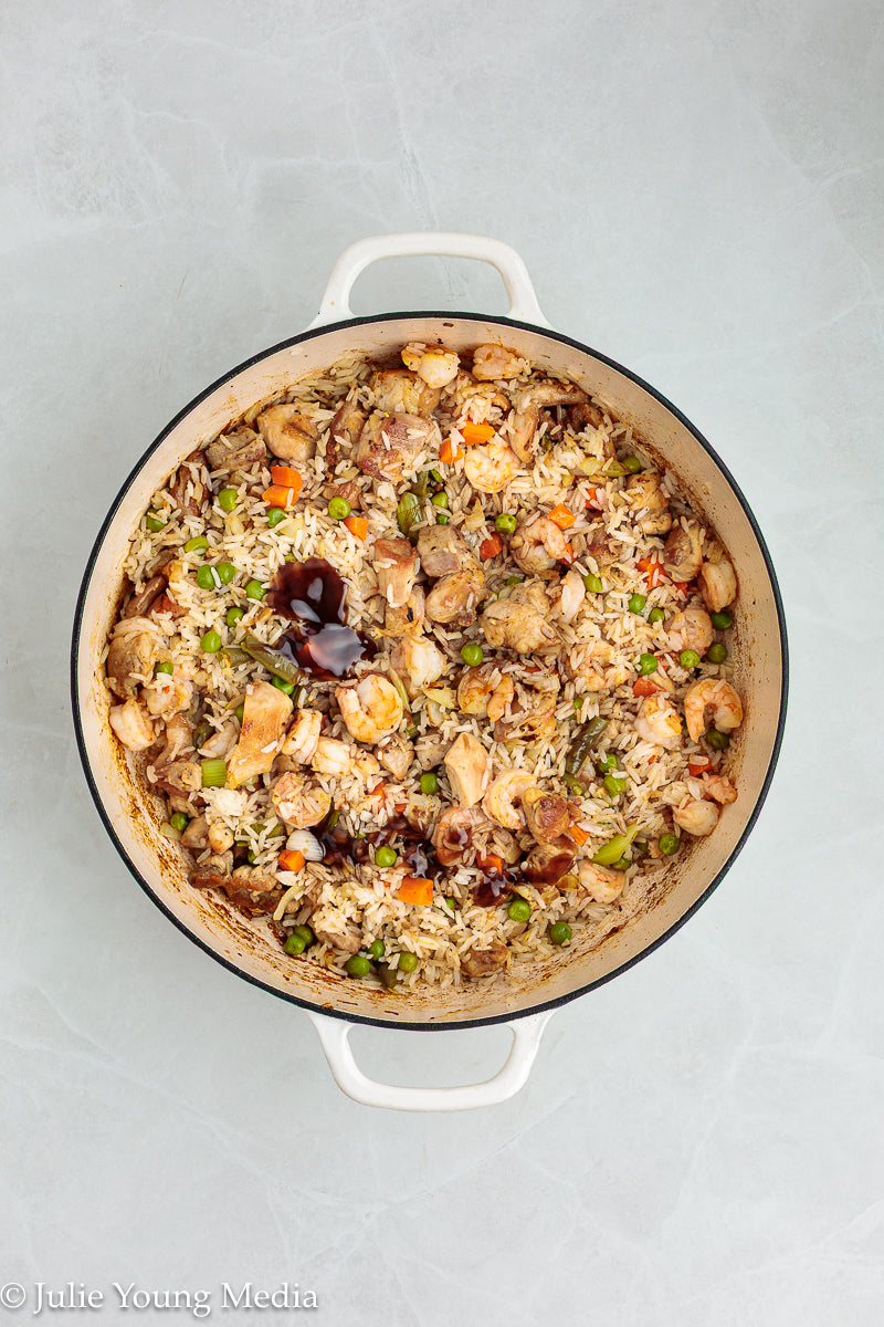 Shrimp and Chicken Fried Rice