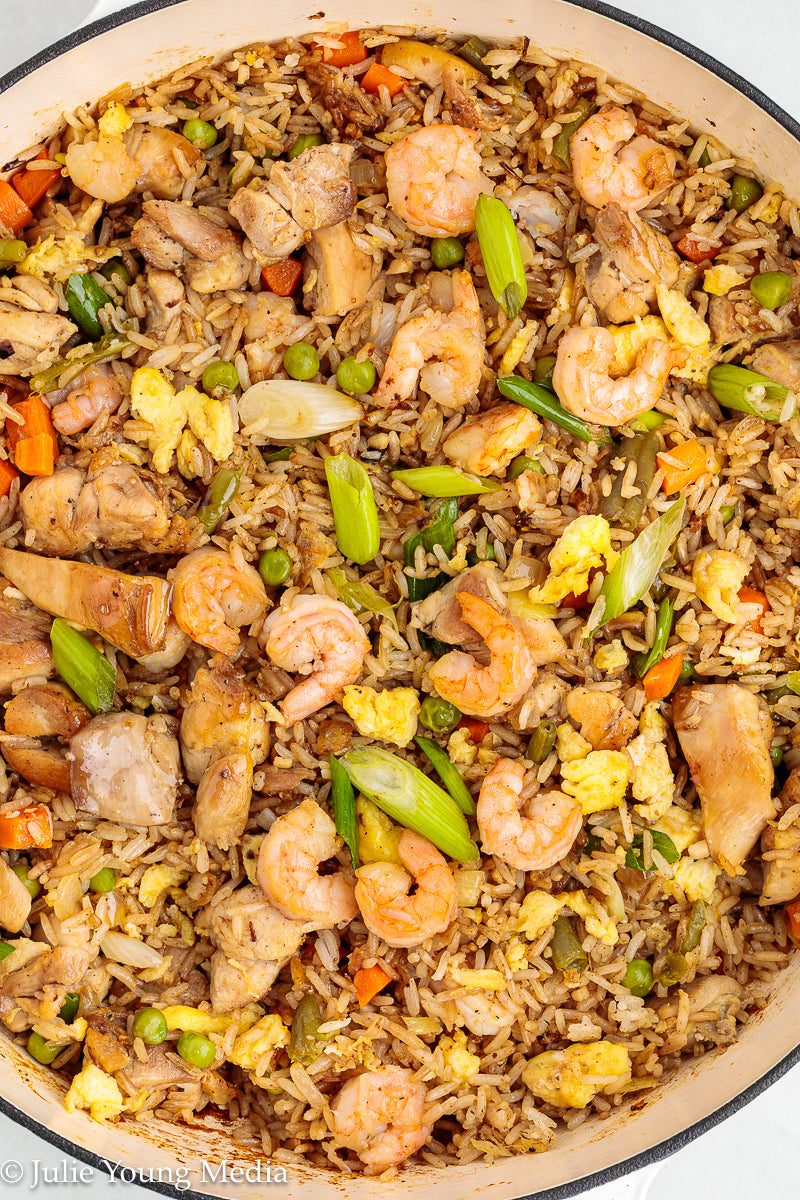 Shrimp and Chicken Fried Rice