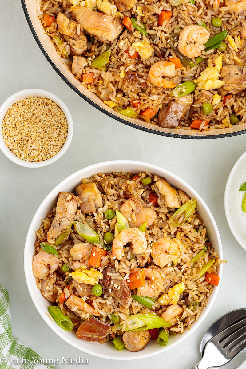 Shrimp and Chicken Fried Rice