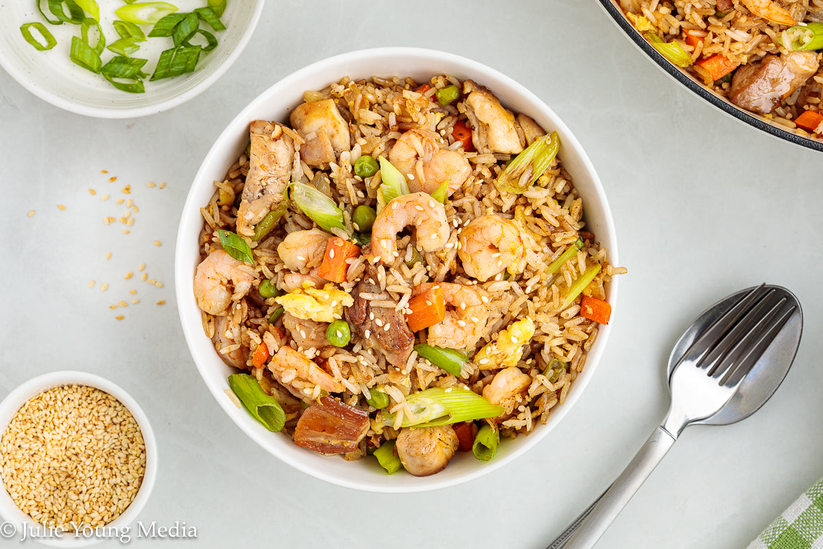 Shrimp and Chicken Fried Rice
