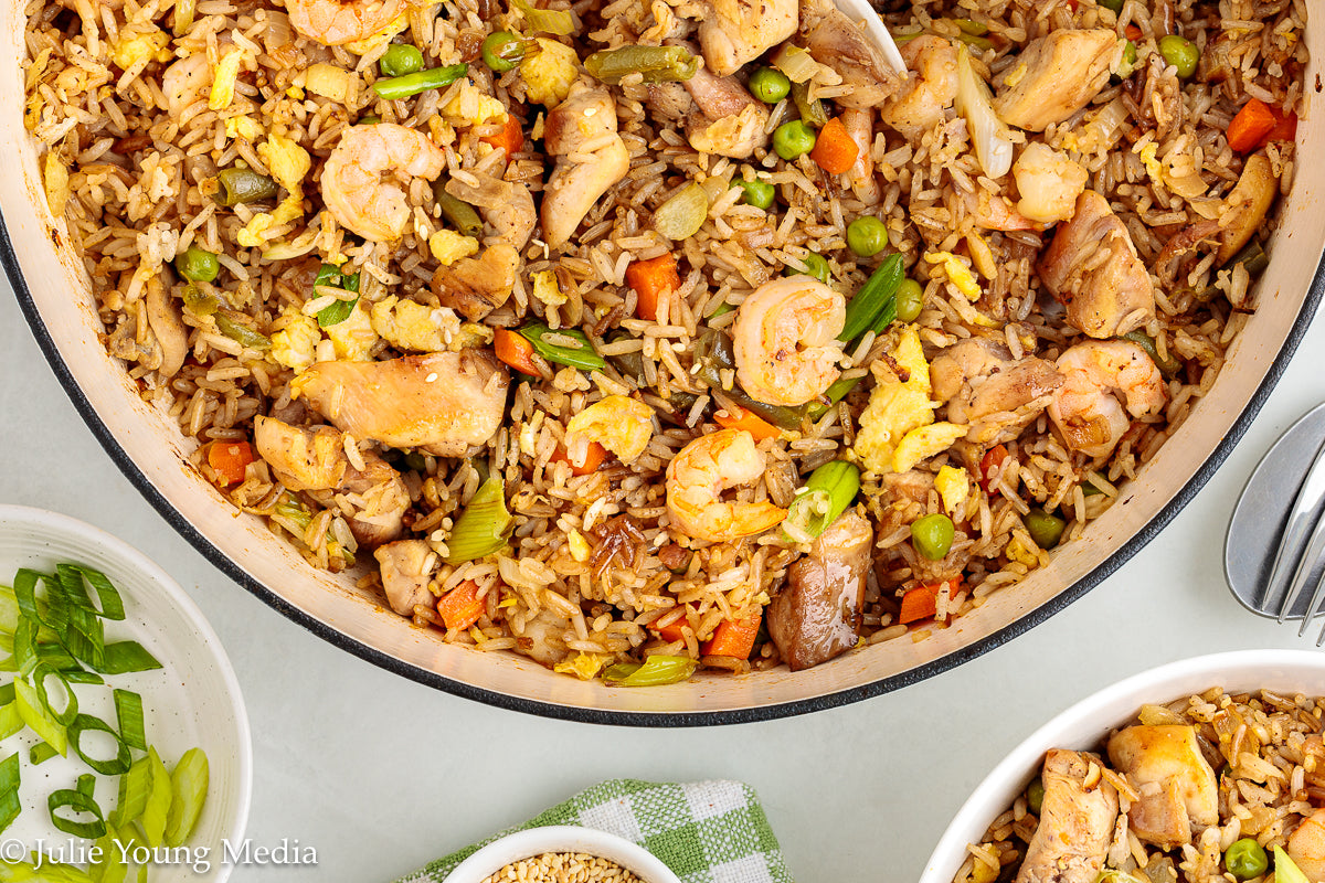 Shrimp and Chicken Fried Rice
