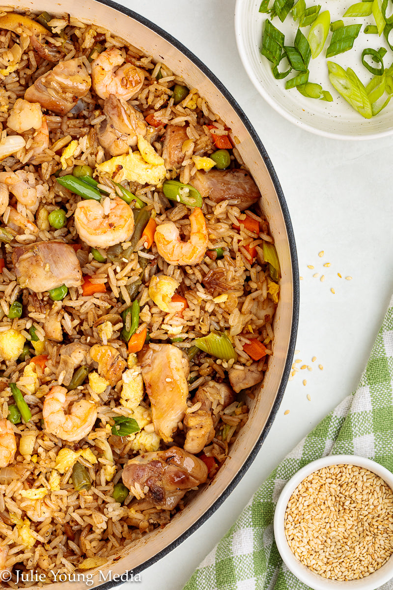 Shrimp and Chicken Fried Rice