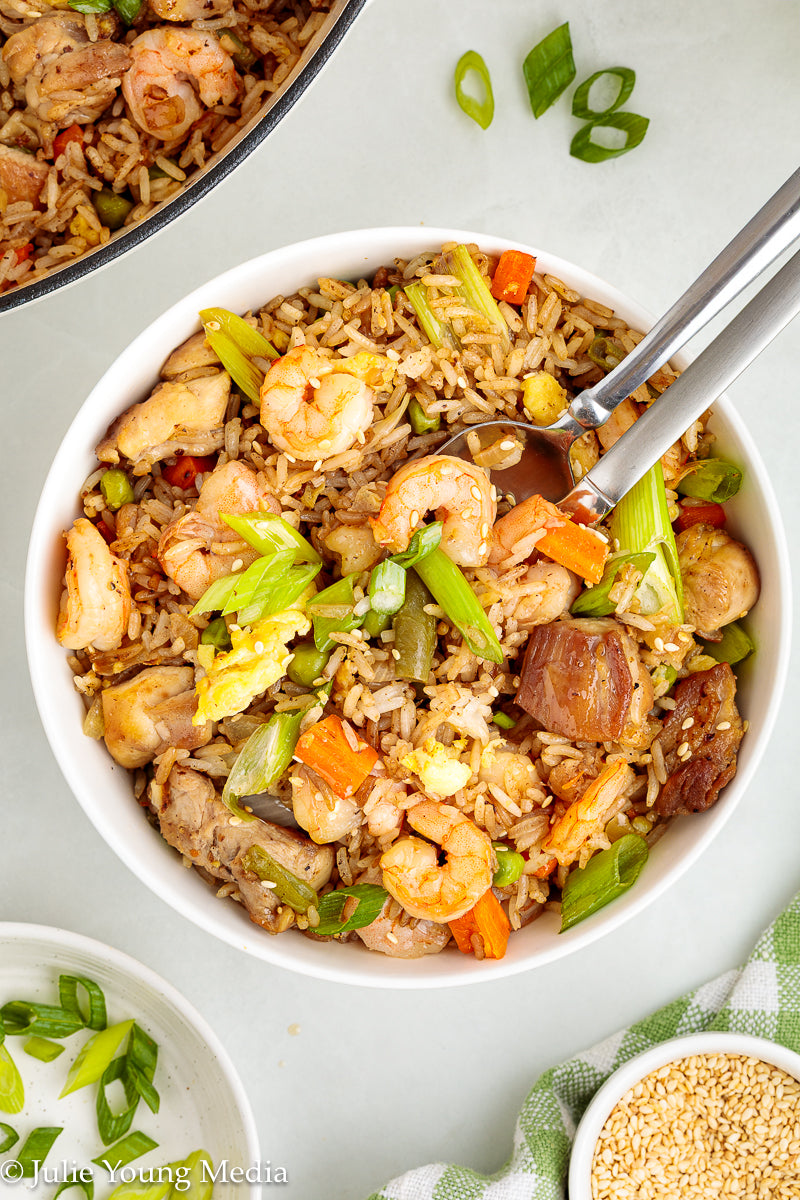 Shrimp and Chicken Fried Rice