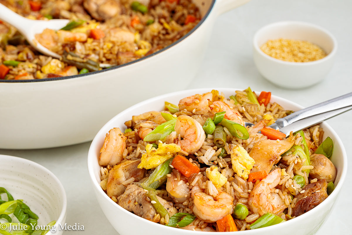 Shrimp and Chicken Fried Rice