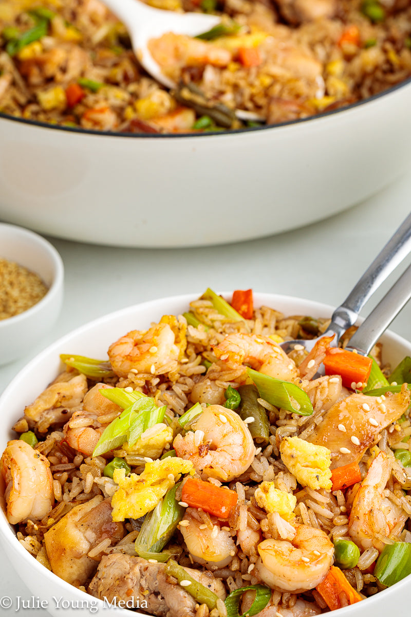 Shrimp and Chicken Fried Rice