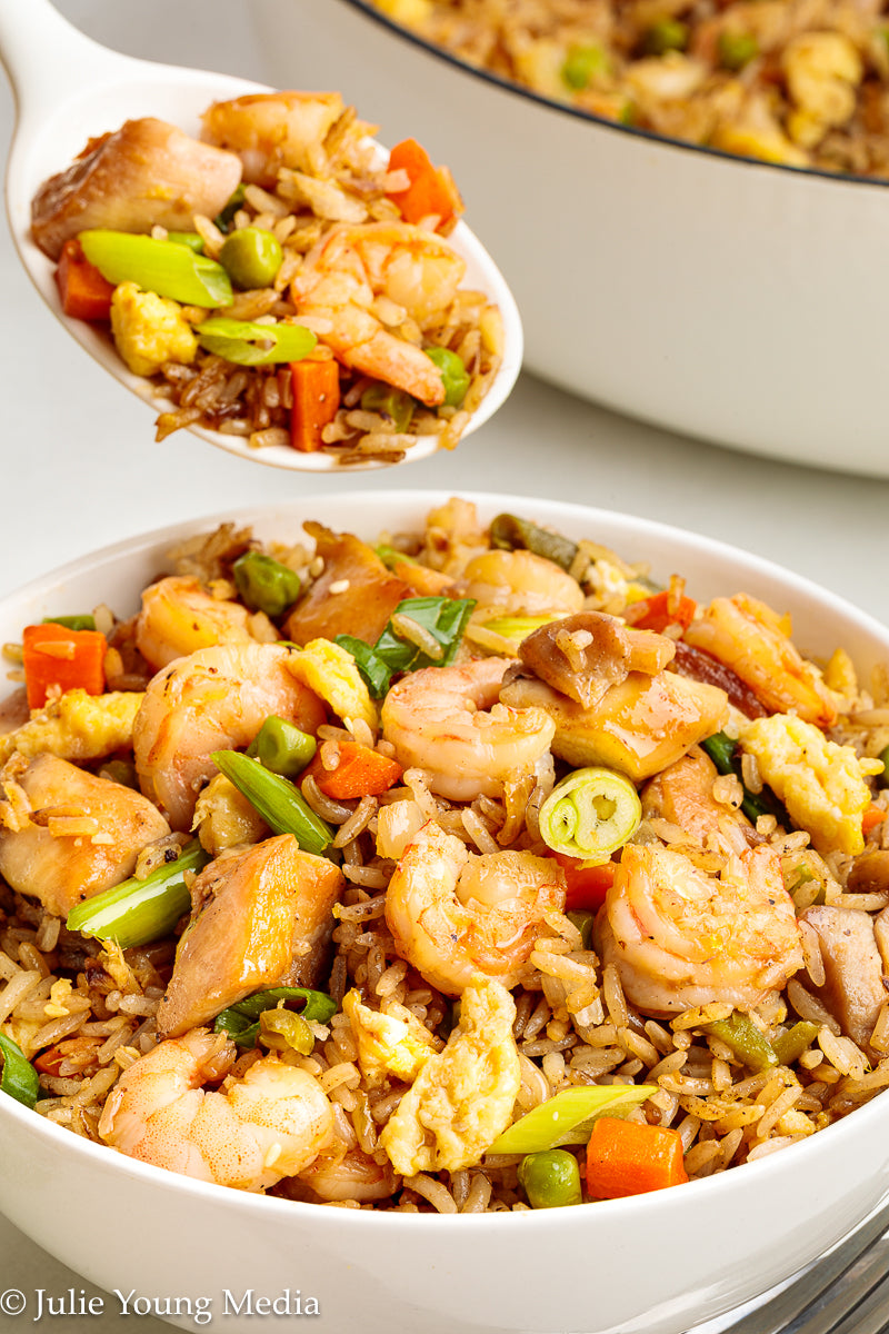 Shrimp and Chicken Fried Rice