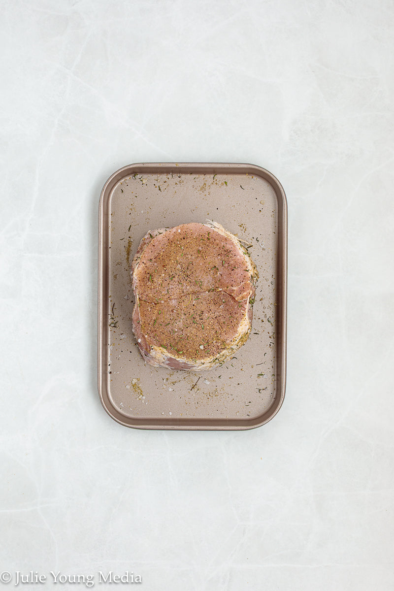 Slow Cooker Pork Loin with Apple Cider and Onion Gravy