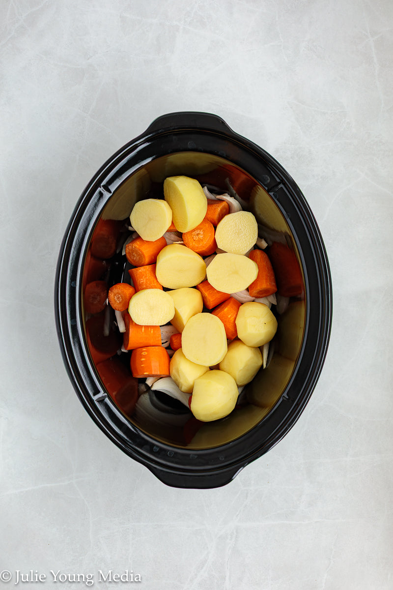 Slow Cooker Pork Loin with Apple Cider and Onion Gravy