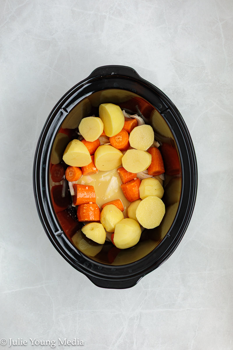 Slow Cooker Pork Loin with Apple Cider and Onion Gravy