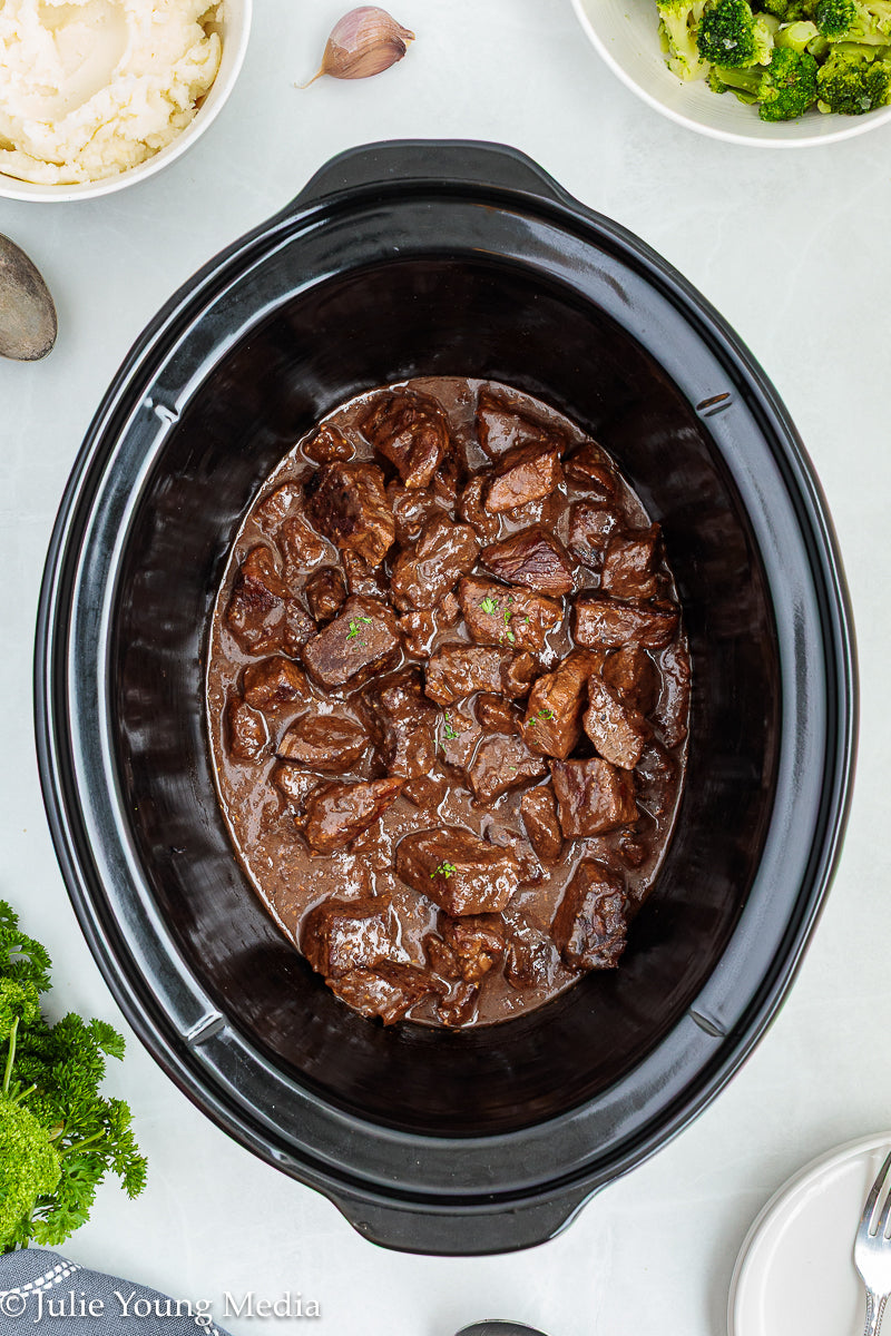 Slow Cooker Steak Bites