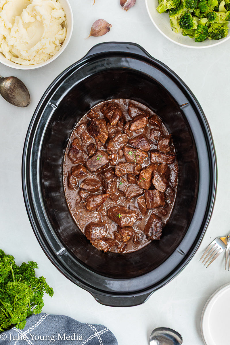 Slow Cooker Steak Bites