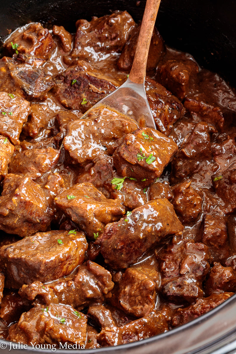 Slow Cooker Steak Bites