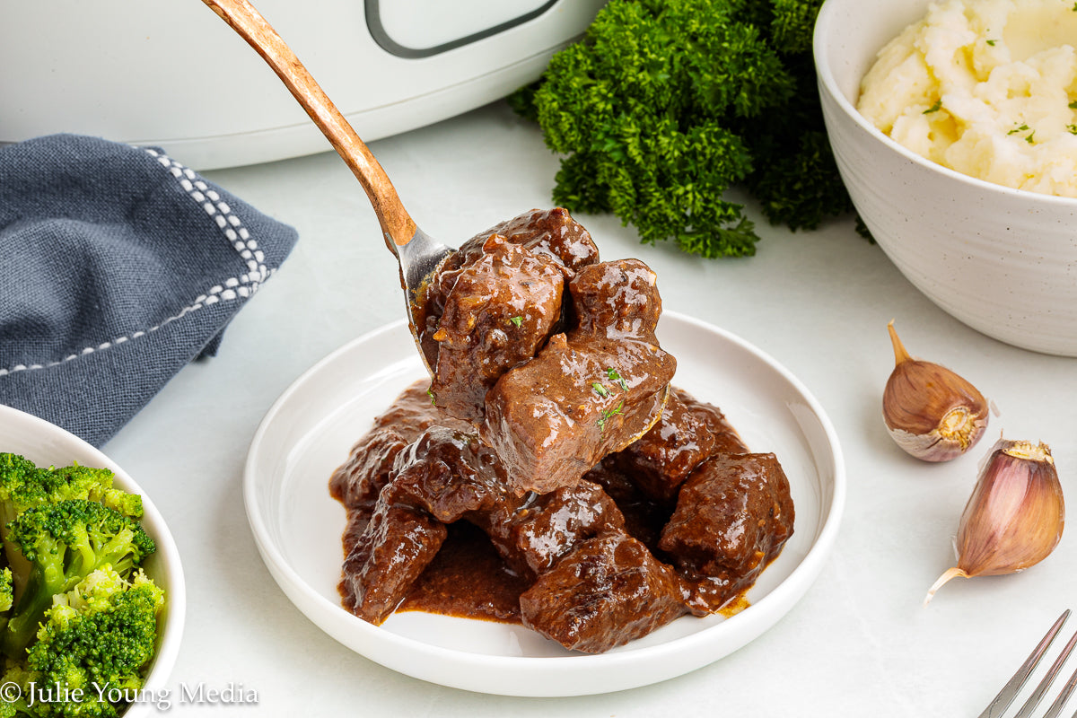 Slow Cooker Steak Bites