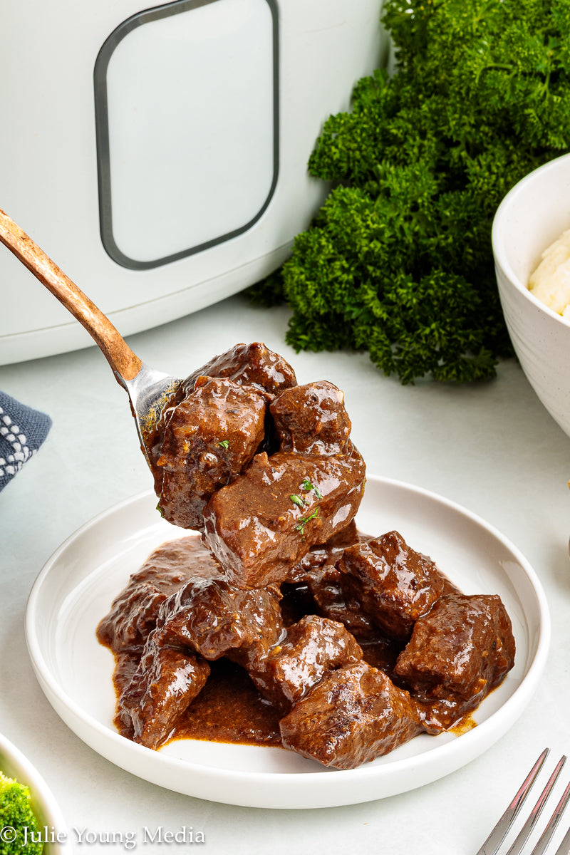 Slow Cooker Steak Bites