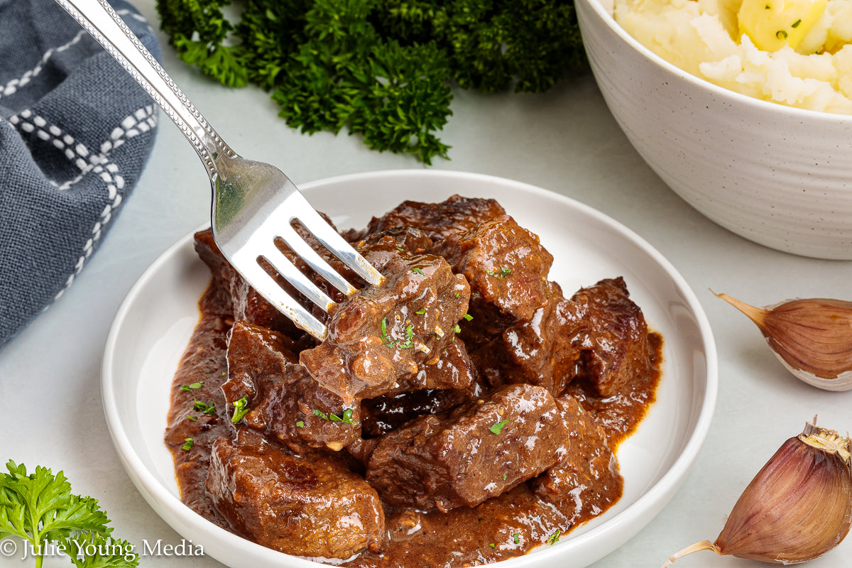Slow Cooker Steak Bites
