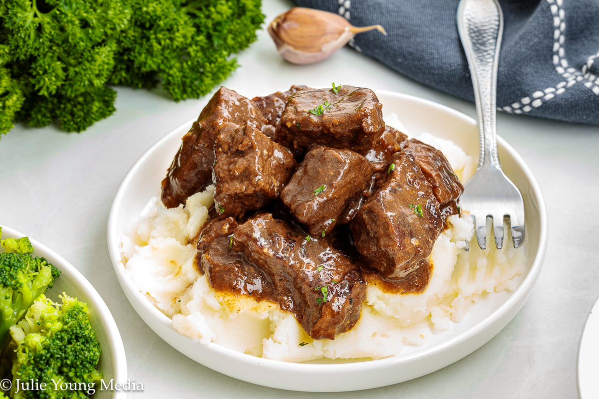 Slow Cooker Steak Bites