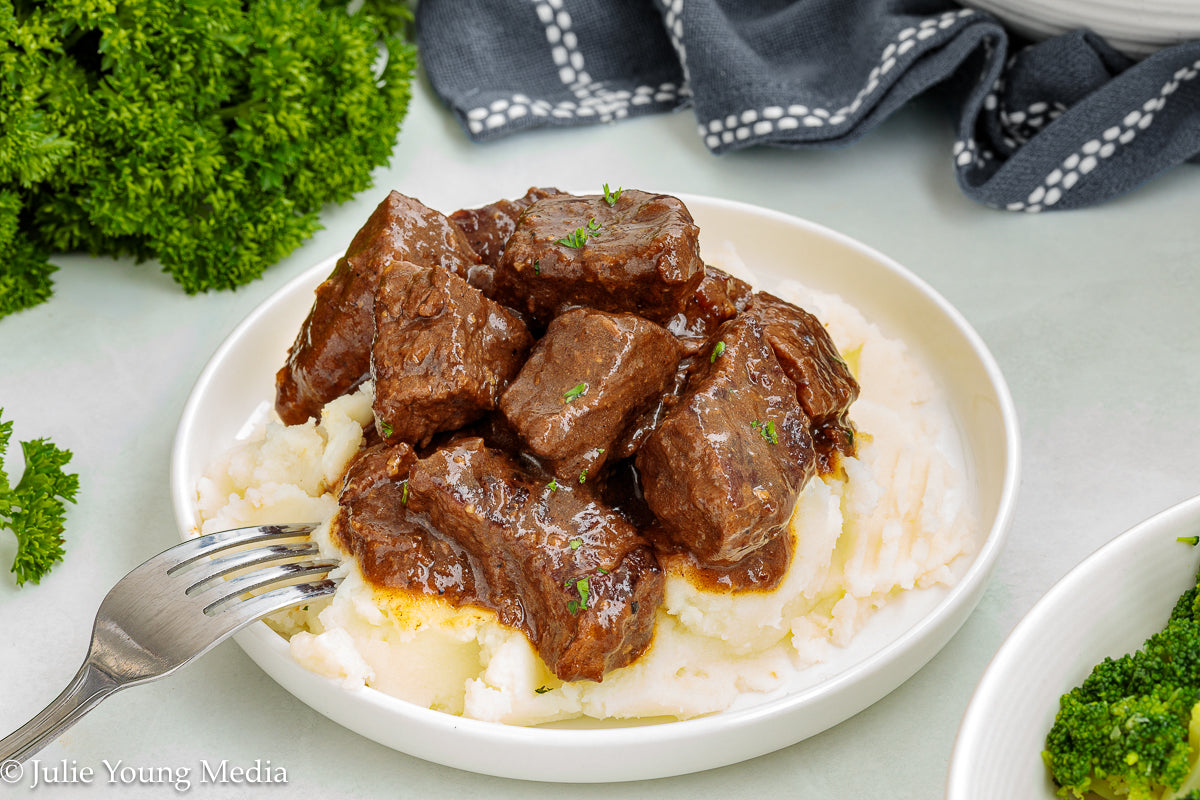 Slow Cooker Steak Bites