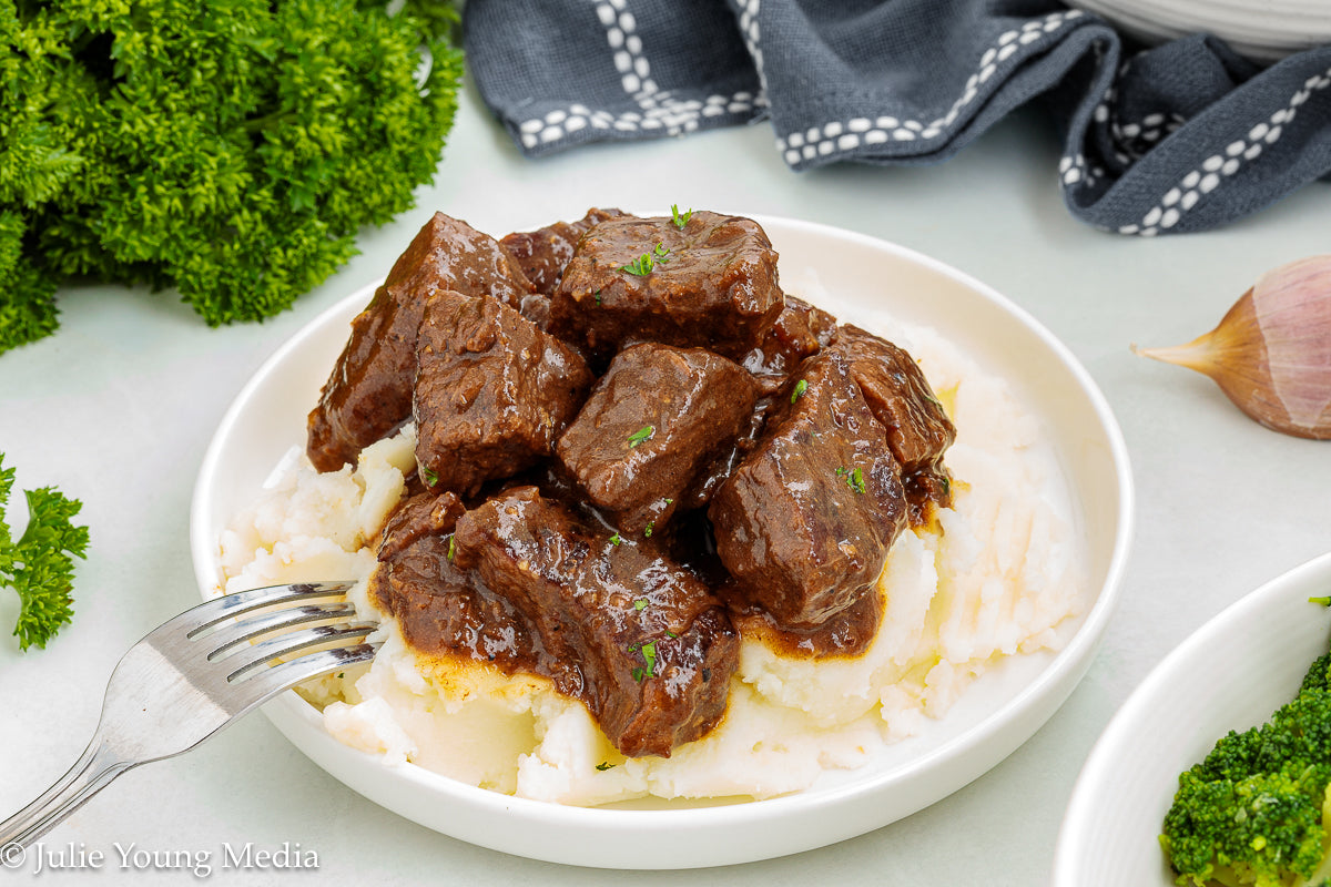 Slow Cooker Steak Bites