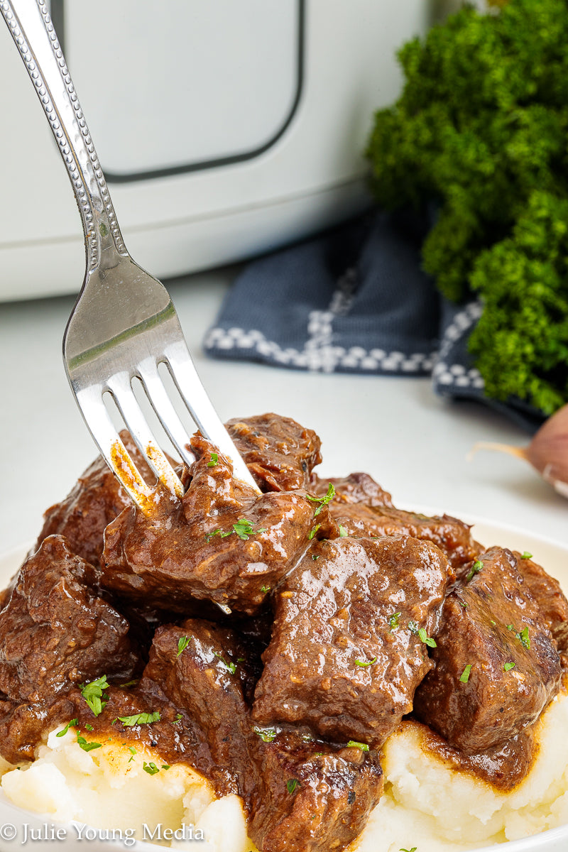 Slow Cooker Steak Bites
