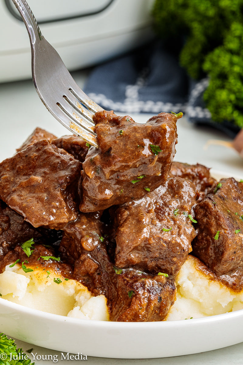 Slow Cooker Steak Bites