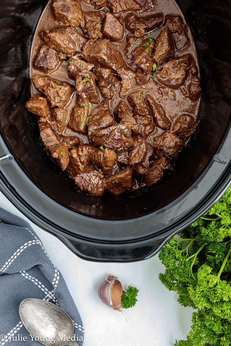 Slow Cooker Steak Bites