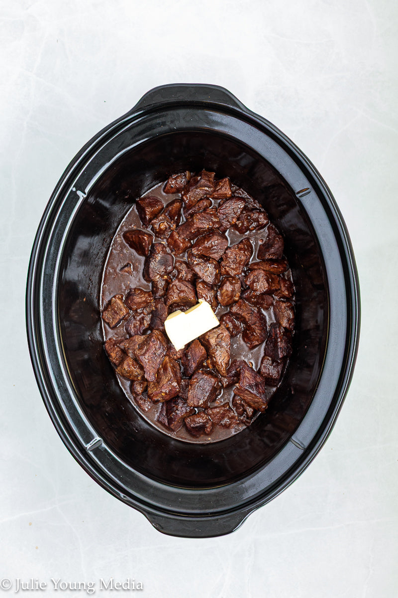 Slow Cooker Steak Bites