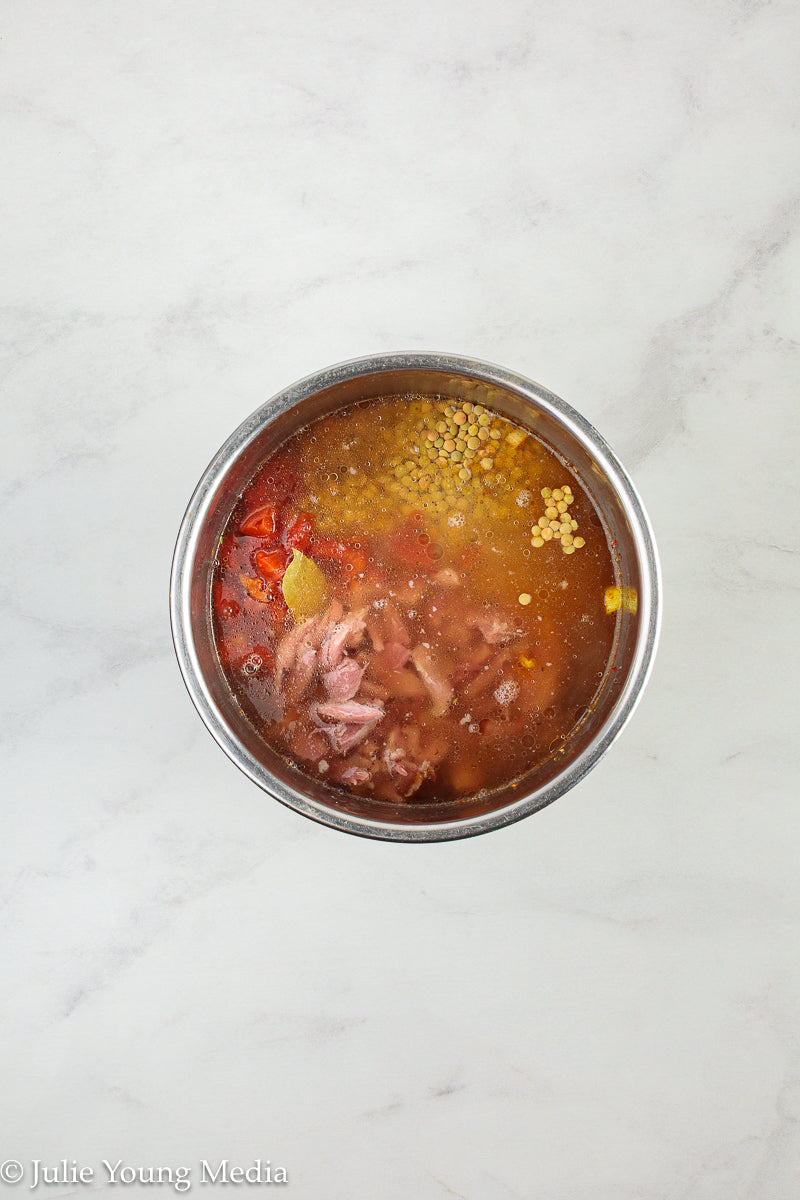 Smoked Ham and Lentil Soup (Instant Pot)