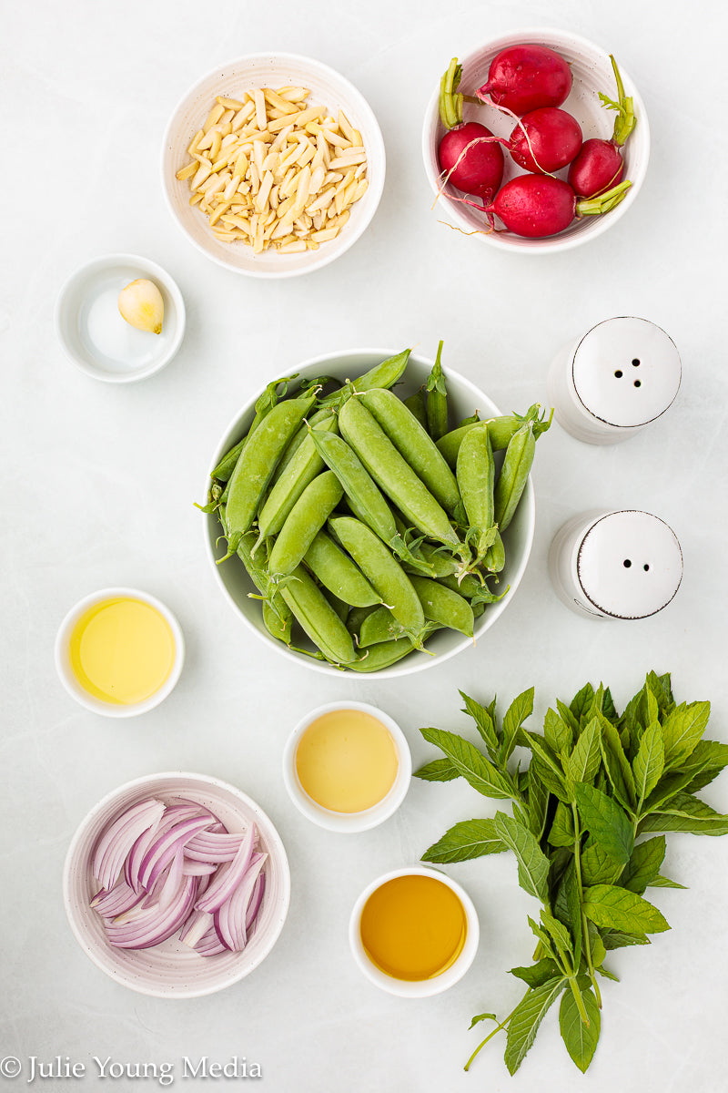 Spring Snap Pea and Radish Salad