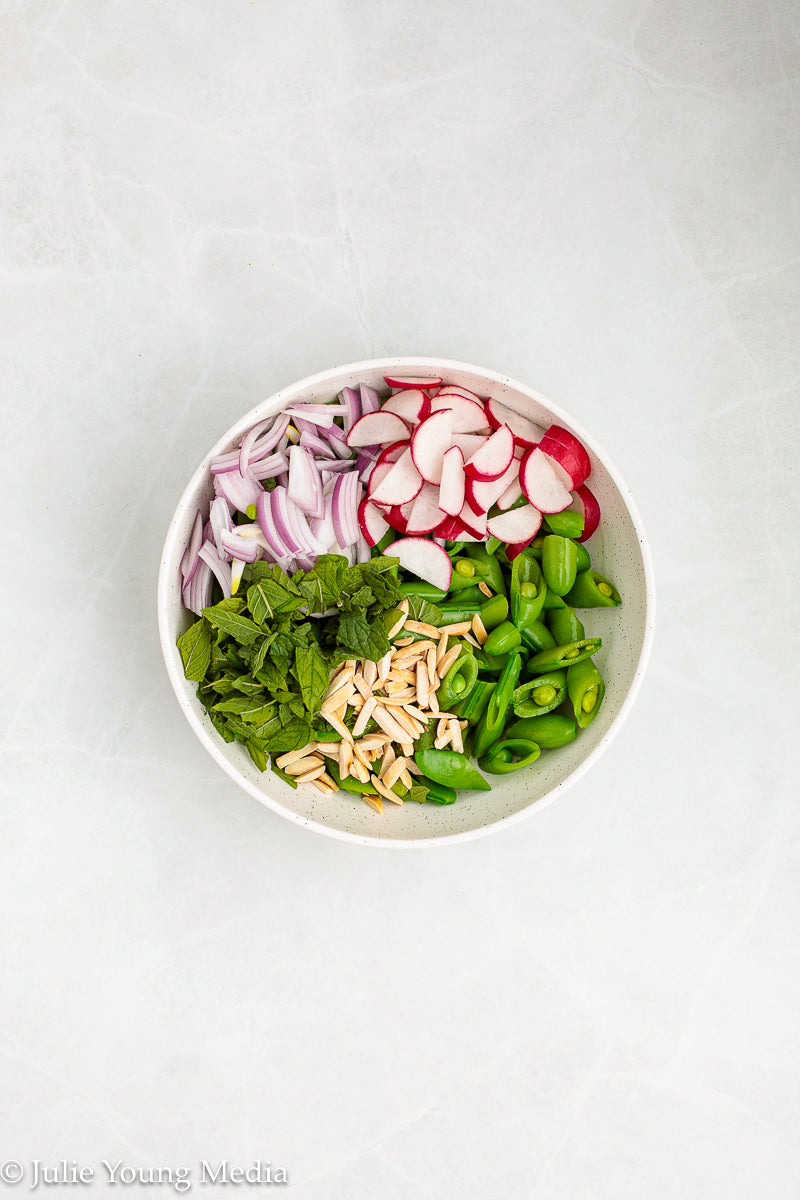 Spring Snap Pea and Radish Salad