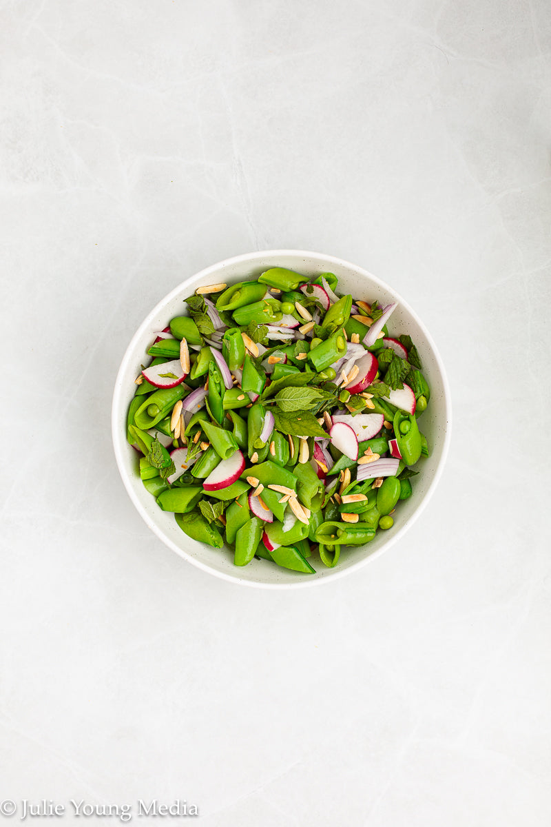Spring Snap Pea and Radish Salad