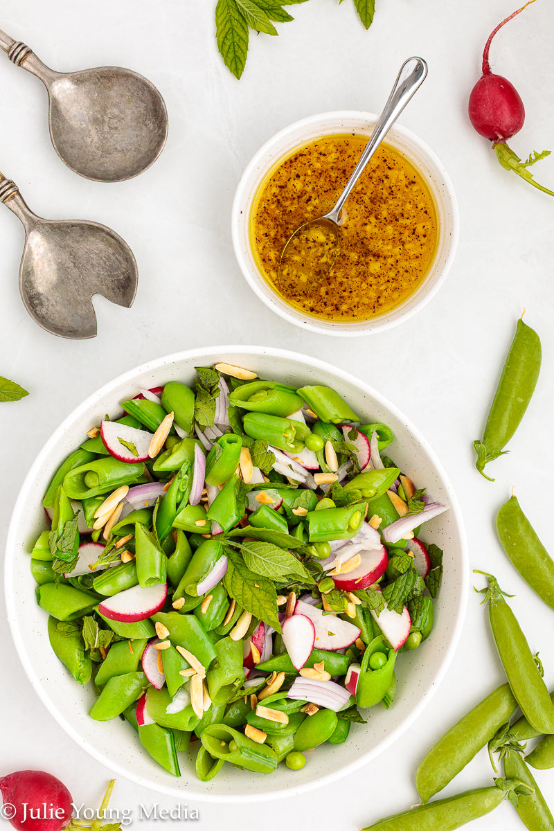 Spring Snap Pea and Radish Salad