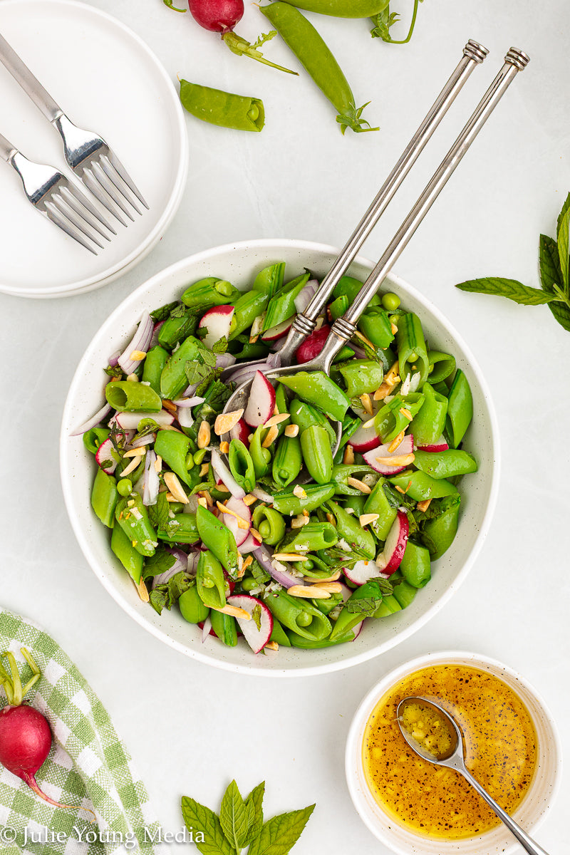 Spring Snap Pea and Radish Salad