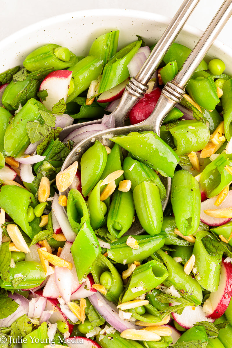 Spring Snap Pea and Radish Salad