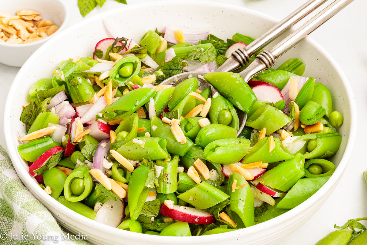 Spring Snap Pea and Radish Salad