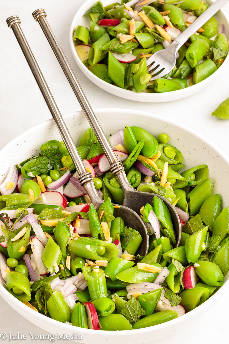 Spring Snap Pea and Radish Salad