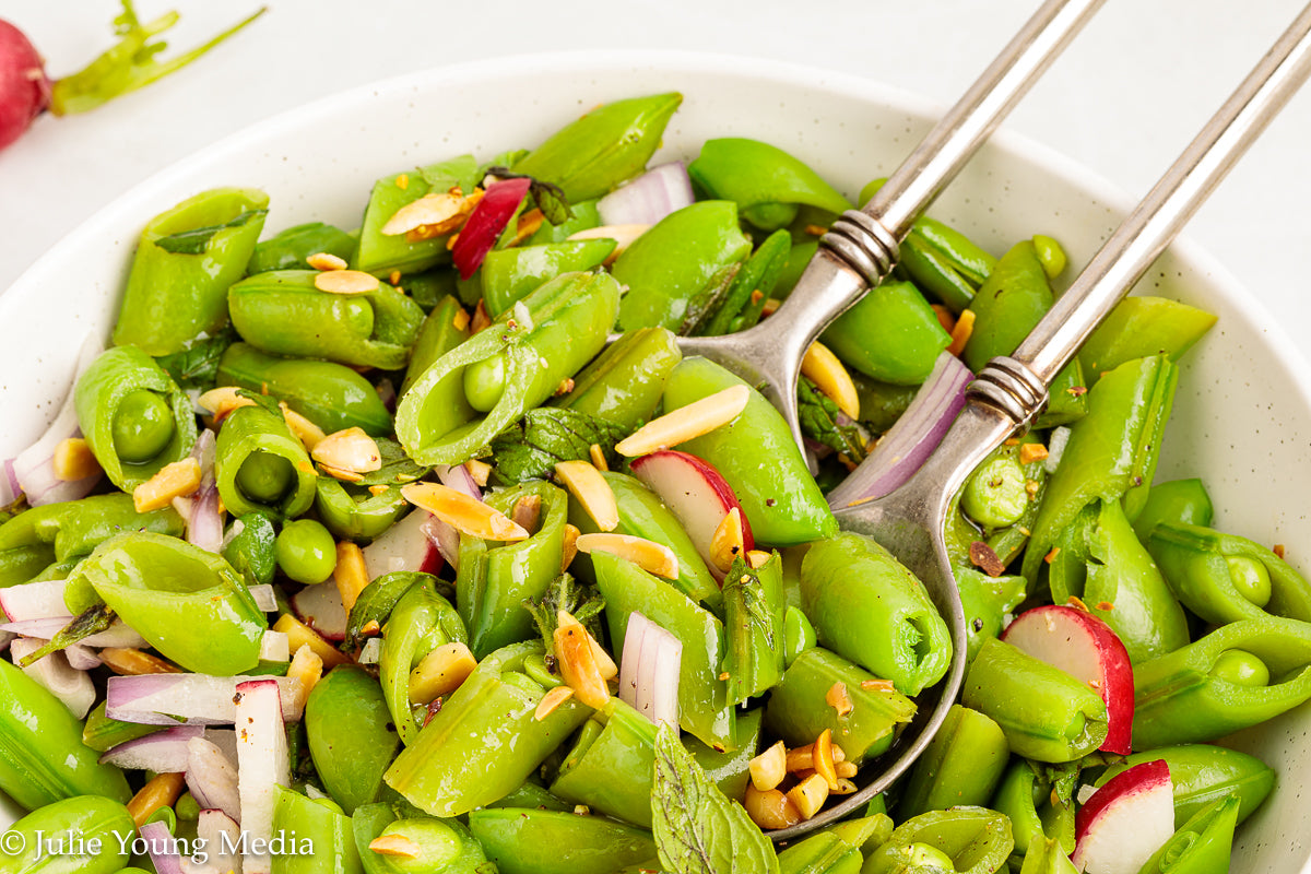 Spring Snap Pea and Radish Salad
