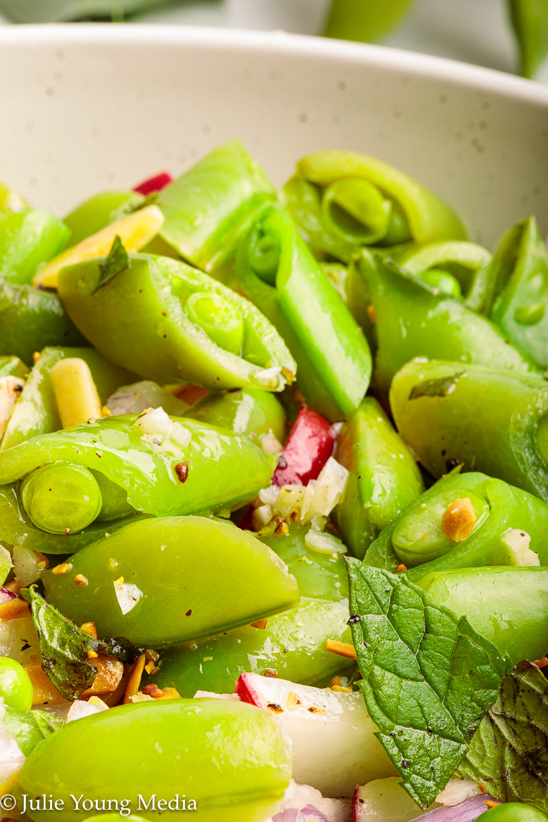 Spring Snap Pea and Radish Salad