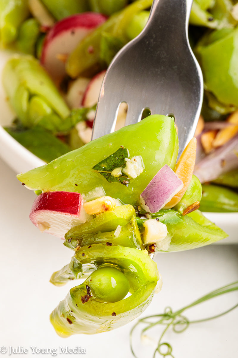 Spring Snap Pea and Radish Salad