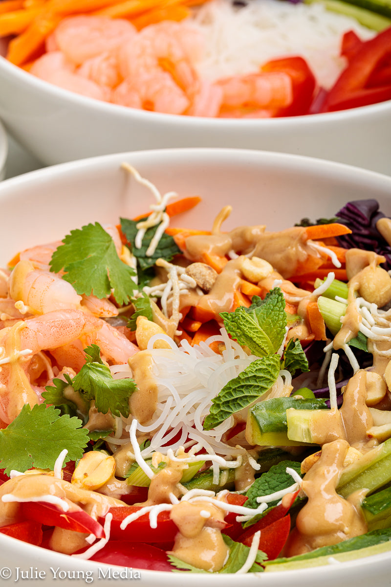 Spring Roll in a Bowl (Salad Roll Bowl)