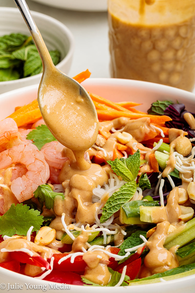 Spring Roll in a Bowl (Salad Roll Bowl)