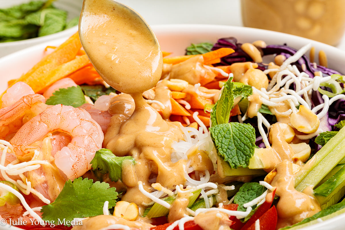 Spring Roll in a Bowl (Salad Roll Bowl)