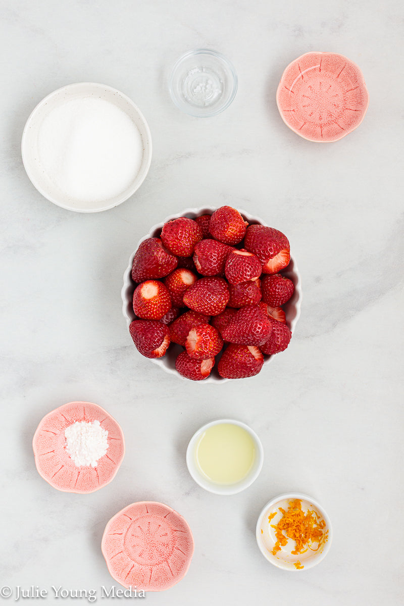 Strawberry Compote with Cointreau Orange Liqueur
