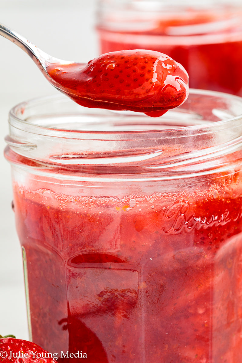 Strawberry Compote with Cointreau Orange Liqueur