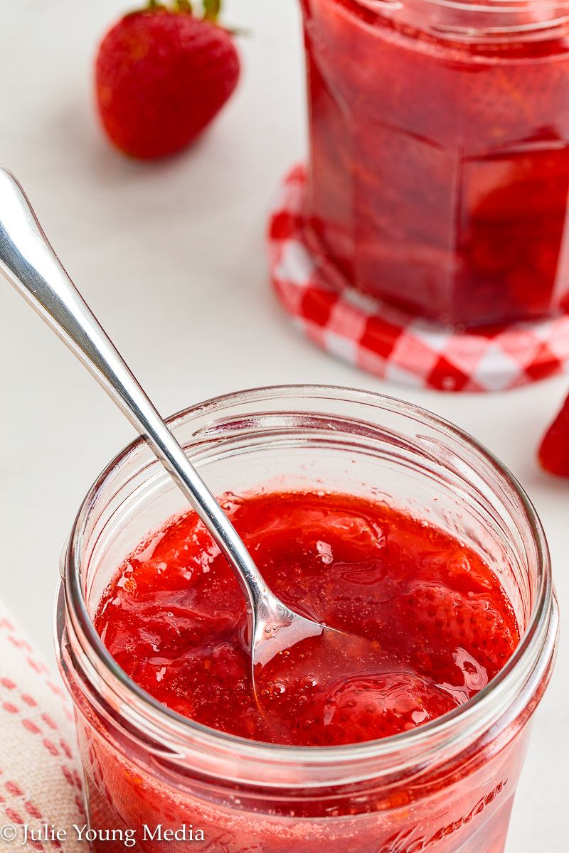 Strawberry Compote with Cointreau Orange Liqueur