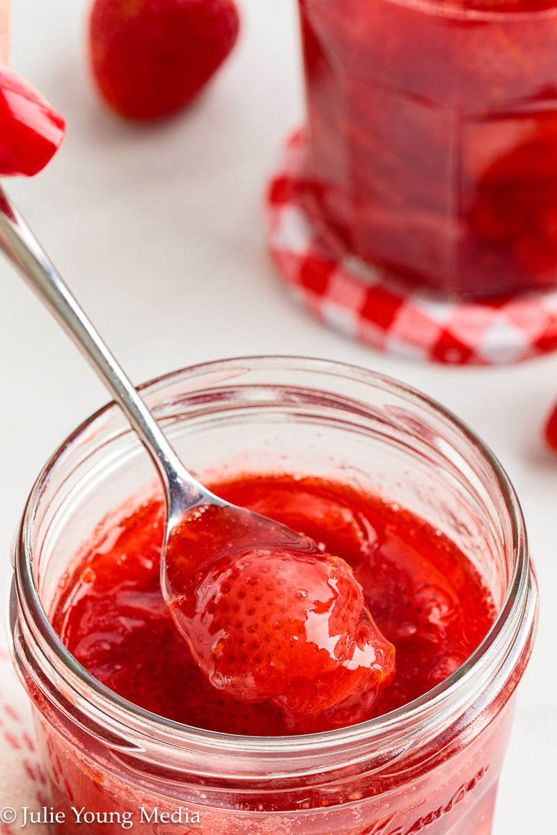 Strawberry Compote with Cointreau Orange Liqueur
